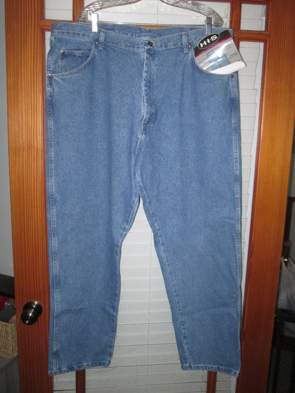 Vintage H.I.S. Jeans Relaxed Fit Straight Leg Men's 42 X 32 NOS